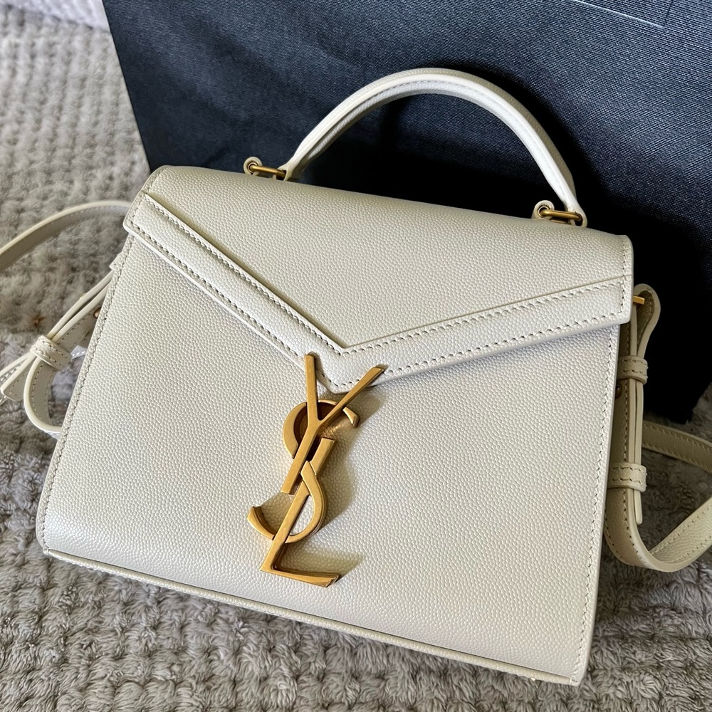 Authentic YSL Mini Cassandra in Blanc Vintage (Yves Saint Laurent)
